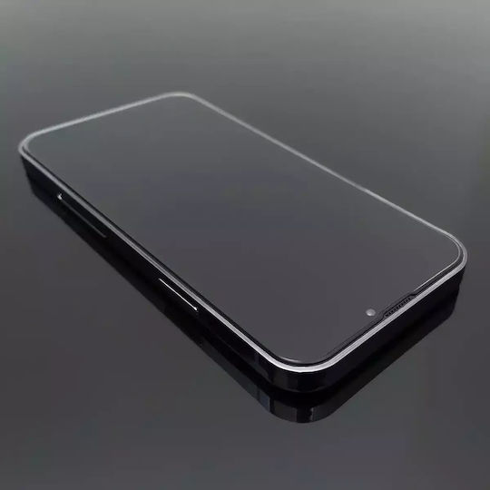 Wozinsky Privatsphäre Vollflächig gehärtetes Glas Schwarz (iPhone 15)