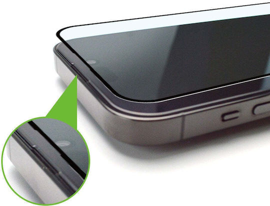 Wozinsky 0.62mm Vollflächig gehärtetes Glas Schwarz (iPhone 15 Pro)