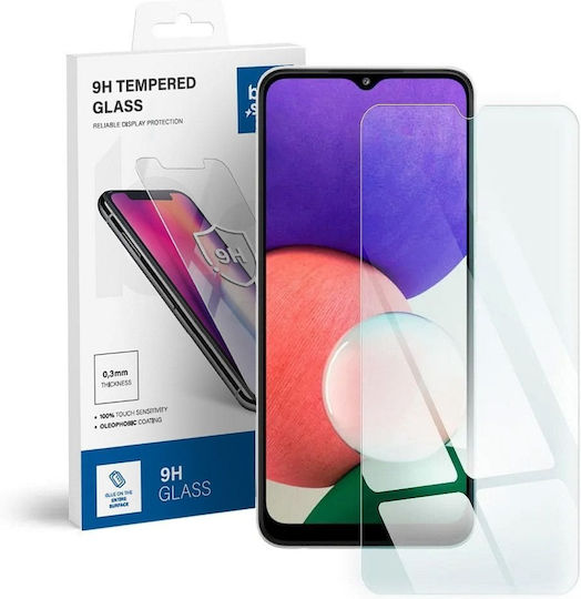 Blue Star Tempered Glass (Galaxy A22 5G)