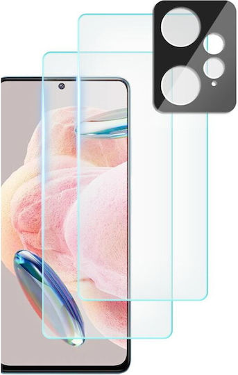 Tech-Protect Supreme Set Tempered Glass 2τμχ (Redmi Note 12 4G)