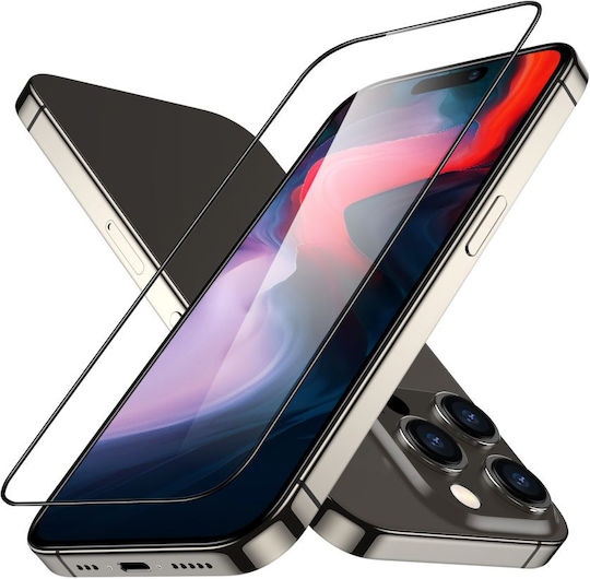 ESR Armorite Full Face Tempered Glass Μαύρο (iPhone 15 Pro)