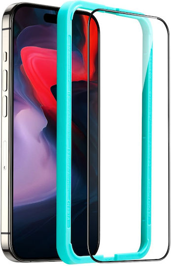 ESR Armorite Full Face Tempered Glass Μαύρο (iPhone 15 Pro)