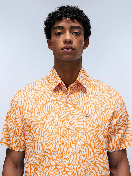 Gronge Short-sleeved Shirt Orange