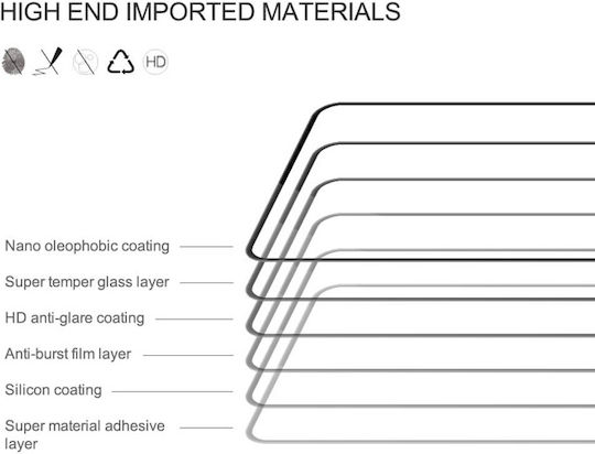 Nillkin Cp+pro 2.5D Vollflächig Gehärtetes Glas Für iPhone 15 Pro Max