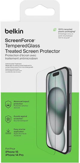 Belkin Screenforce Tempered Glass (iPhone 15)
