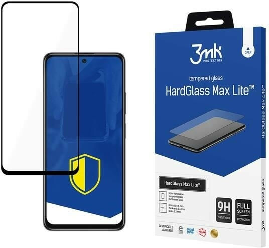 3MK HardGlass Max Lite Full Glue Full Face Tempered Glass (Xiaomi Poco M4 5 G)