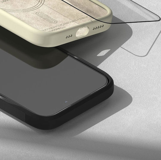 Ringke Full Face Tempered Glass Μαύρο (iPhone 15 Pro Max)