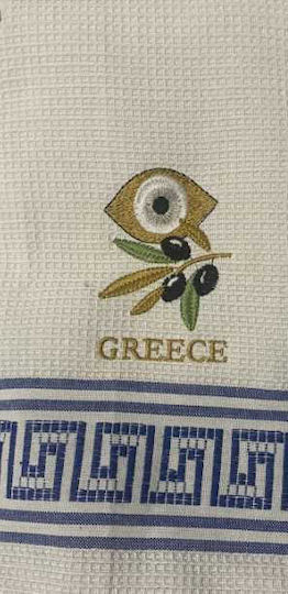 Πετσέτα Κουζίνας από 100% Βαμβάκι σε Λευκό Χρώμα 12τμχ Πετσέτα Κουζίνας από 100% Βαμβάκι σε Λευκό Χρώμα 12τμχ