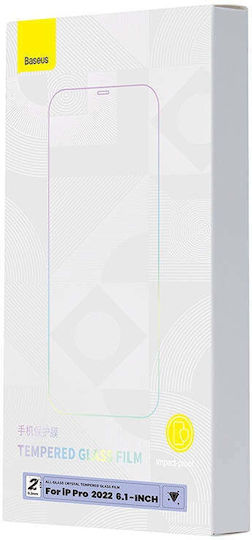 Baseus Crystal Tempered Glass 0.3mm Tempered Glass 2τμχ (iPhone 14 Pro)
