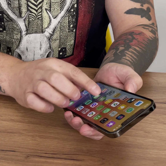 Wozinsky Frame Пълно лепило Закалено стъкло за цялото лице Черен (Redmi 12 4G / Redmi 12 5G)