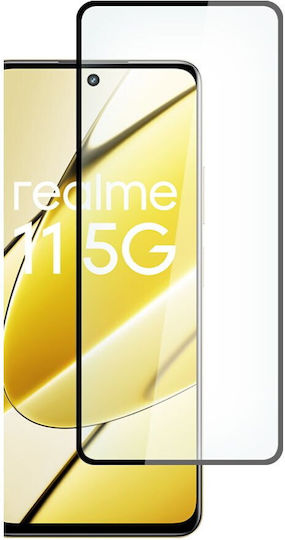 Hofi Glass Full Face Tempered Glass Negru (Realme 11 5G)