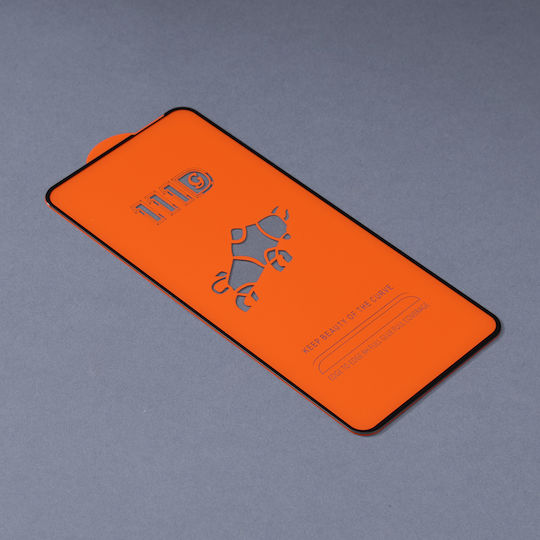 111D Vollkleber Vollflächig gehärtetes Glas Schwarz (Motorola Moto G32)