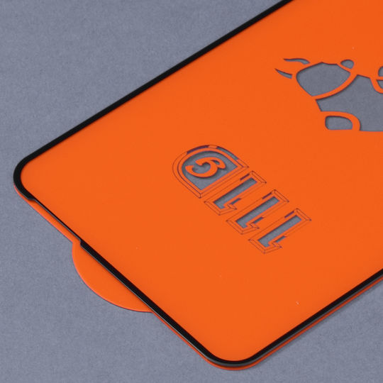 111D Vollkleber Vollflächig gehärtetes Glas Schwarz (Motorola Moto G32)