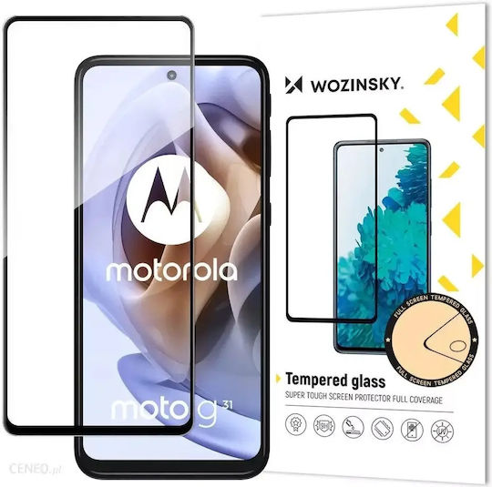 Wozinsky Full Glue Full Face Tempered Glass Μαύρο (Moto G51)