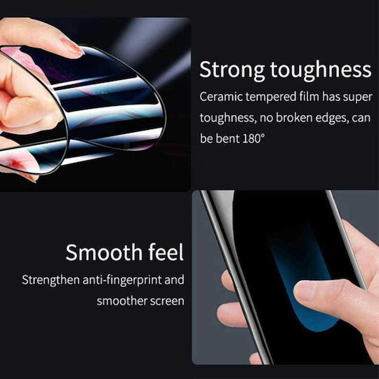 Glass 5D Full Face Tempered Glass Μαύρο (iPhone 15 Pro Max)