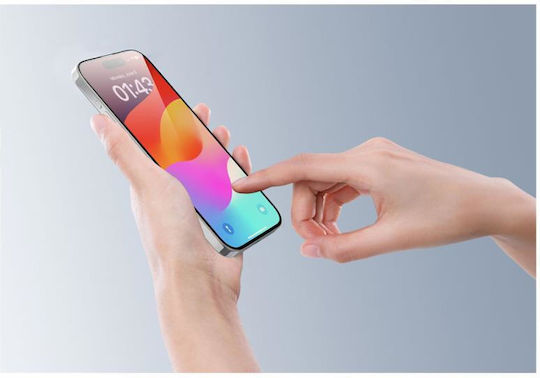 Devia Star Tempered Glass 1τμχ Μαύρο (iPhone 15 Plus)