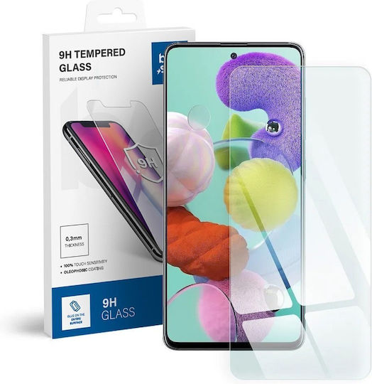 Blue Star Vollflächig gehärtetes Glas (Galaxy A51)
