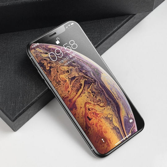 Baseus 3D Cover Mat Full Face Tempered Glass (iPhone XS Max)