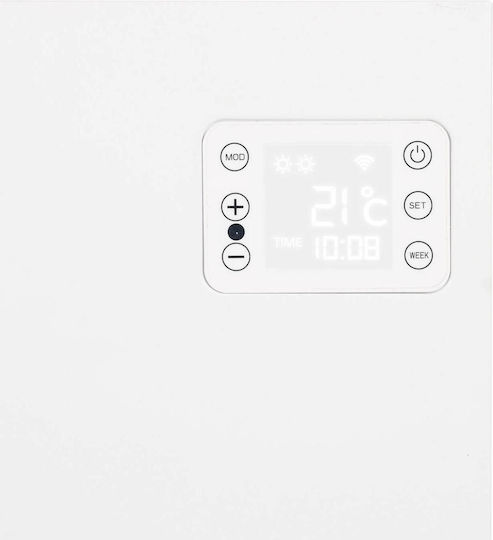 Eurom Radiator Electric Pentru Prosoape Cu Fațadă De Sticlă 800W 56x40cm Albă