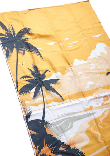 Comfort Beach Towel Yellow 75x150cm.
