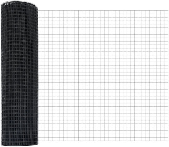 vidaXL Wire Fencing Set Gray 0.6x10m