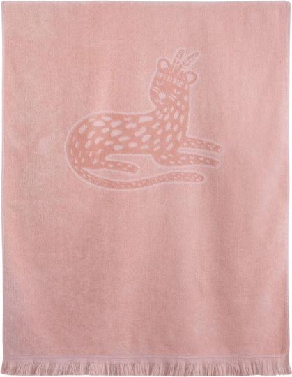Kids' Beach Towel Ilana Jacquard Coral Nima Beach 70x140cm 100% Cotton