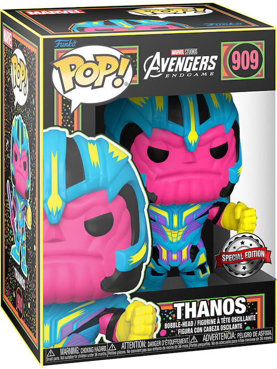Funko Pop! Tees Marvel: Marvel - Ediție Specială Lumina Neagră Infinity