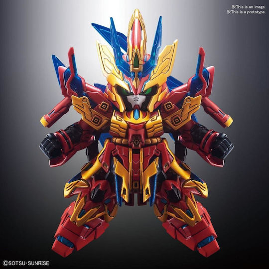 Namco - Bandai Gundam Sangoku Soketsuden Zhang Liao Sazabi Figura De Acțiune 7cm