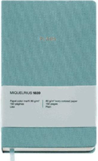 Miquelrius Carnet 96 Foi A5 cu Puncte Turcoaz