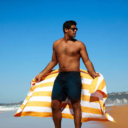 Dock & Bay Quick Dry Microfiber Towel Body Orange 160x160cm
