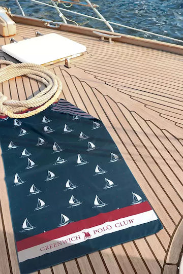 Greenwich Polo Club Microfiber Body Towel 280g/m² Blue 80x170cm