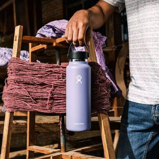 Hydro Flask Wide Flex Cap Thermos Bottle Stainless Steel BPA Free 1.2lt Surf