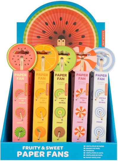 Kikkerland Fruity & Sweet Fan (Various Designs/Colors)