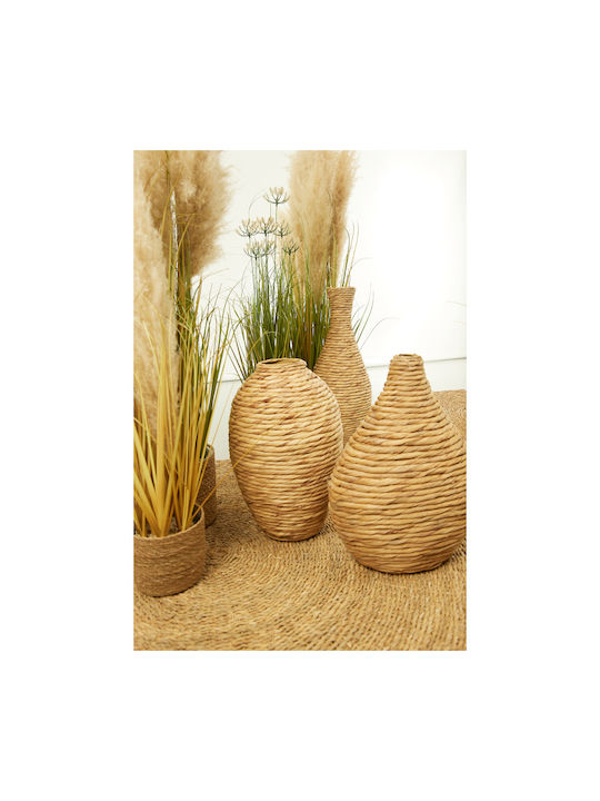 InTheBox Διακοσμητικό Βάζο Μπαμπού Ios Μπεζ Φ26xΥ41cm