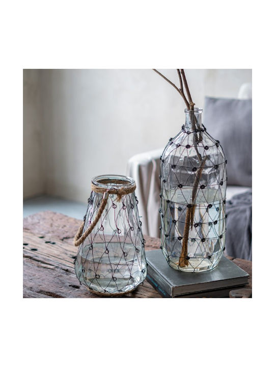 Artekko Διακοσμητικό Βάζο Glas Clear Transparent 18x46cm 1Stück