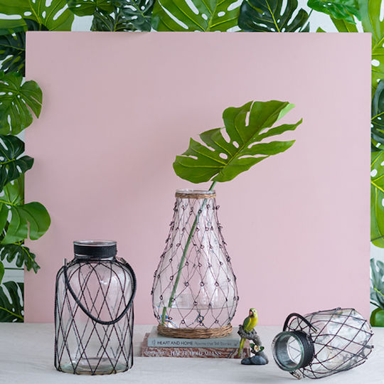Artekko Decorative Vase Clear Transparent 26x46cm
