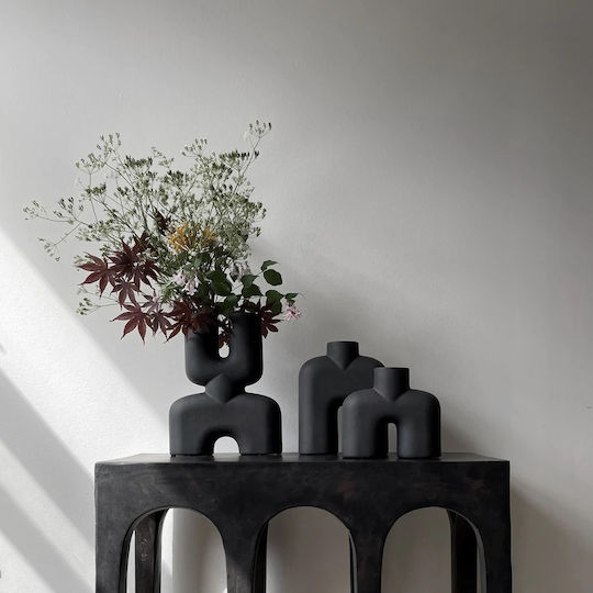 101 Copenhagen Decorative Vase Cobra Brown 19x6.5x23cm