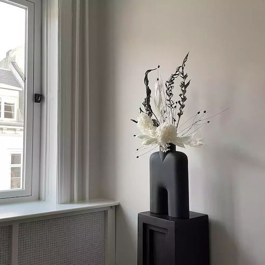 101 Copenhagen Decorative Vase Ceramic Black Diameter 10xHeight 45cm
