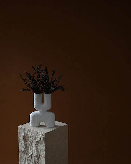 101 Copenhagen Ceramic Vase White 22x28cm