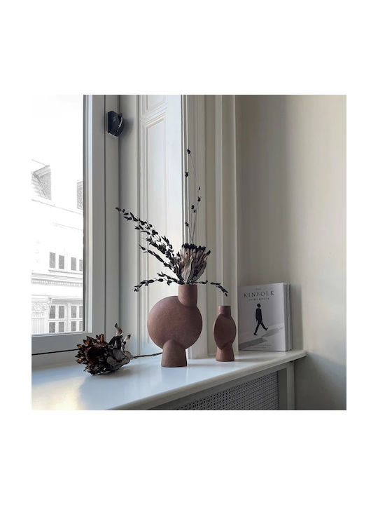 101 Copenhagen Decorative Vase Brown 26x18x8cm