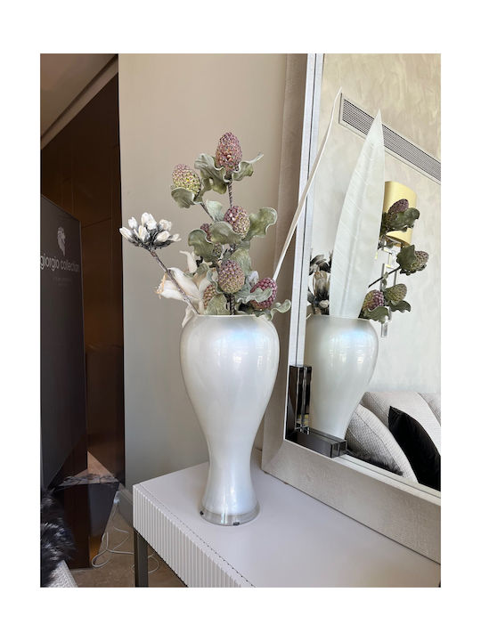 Casa Vogue Decorative Vase Ecru 25x25cm