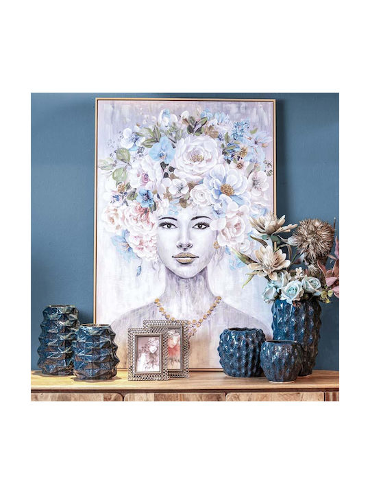 Fylliana Decorative Vase Belinda Blue 17x15x17cm