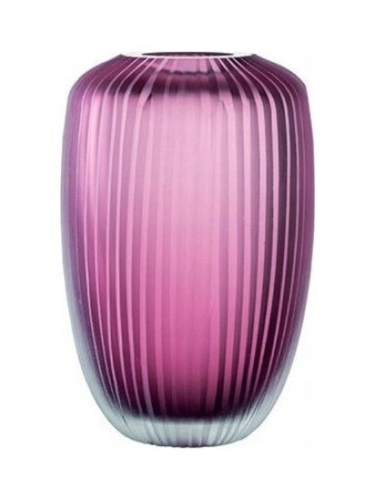 Leonardo Vază Decorativă Sticlă Violet 16cm 1buc