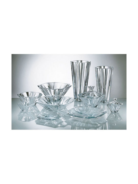 Bohemia Decorative Vase Metropolitan Transparent 13.2x13.2x30.5cm