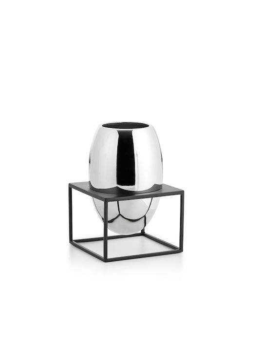 Philippi Decorative Vase Solero Silver 15x15x21cm