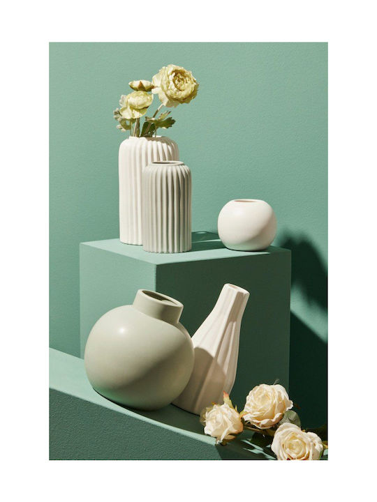 Bizzotto Decorative Vase Althea Gray 16x16x16cm