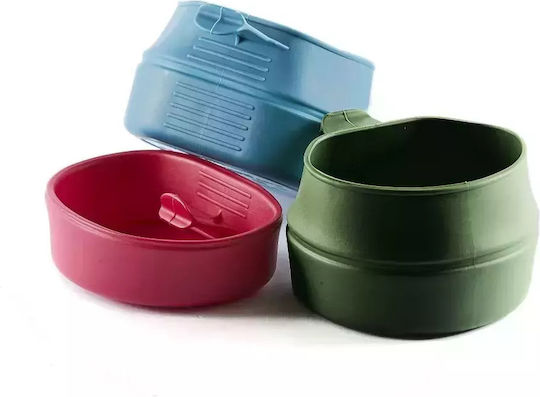 Wildo (Sweden) Fold-A-Cup Glass for Camping Olive 0.25lt