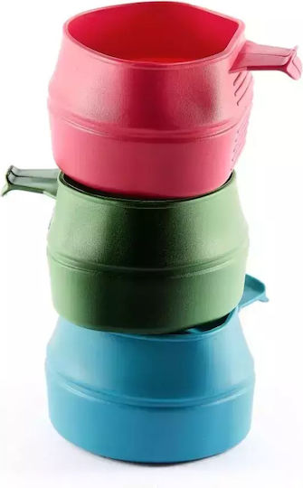 Wildo (Sweden) Fold-A-Cup Glass for Camping Olive 0.25lt