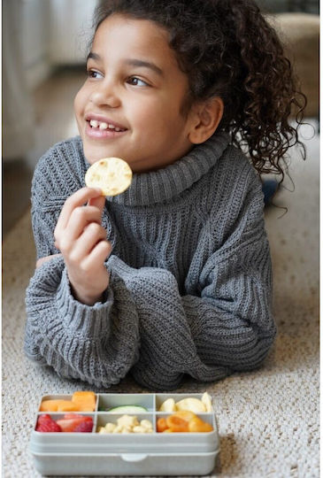 Melii Snackle Box Mini Plastik Kinder Lebensmittelbehälter Einhörner Rosa
