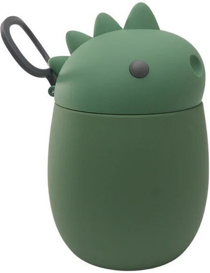 Asobu Plastic Kids' Food Container Dinosaurs 0.6lt Insulated Green